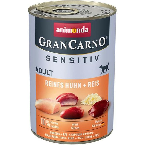 Animonda Grancarno Adult Sensitiv Pur Poulet & Riz 400Gx6-image