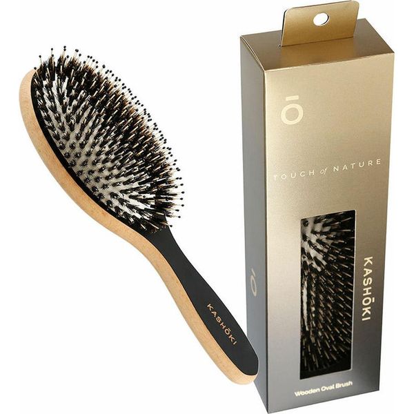 KashōKi Hair Brush Touch Of Nature Oval - Spazzola Ovale In Legno-image