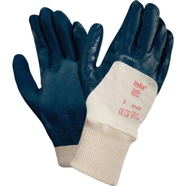 Guanti Activarmr Hylite 47-400 Taglia 10 Bianco/Blu En 388 Psa Ii Ansell-image