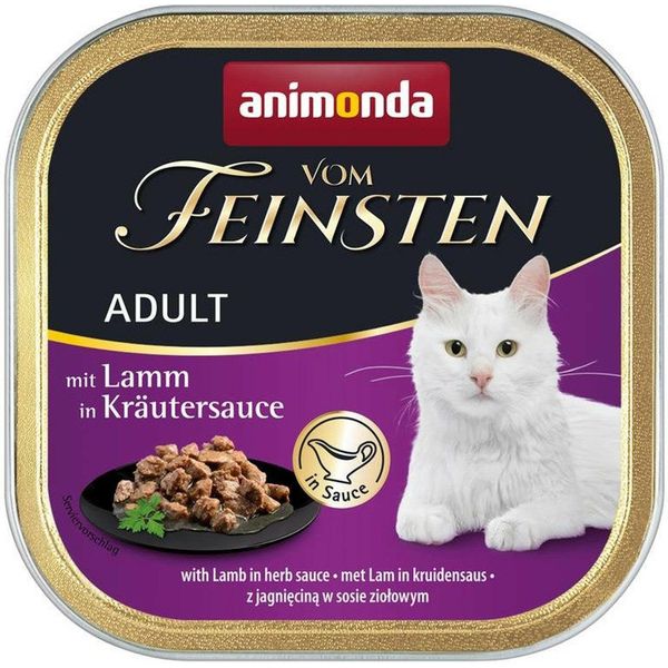 Animonda Vom Feinsten Adult Con Agnello In Salsa Alle Erbe 100Gx32-image