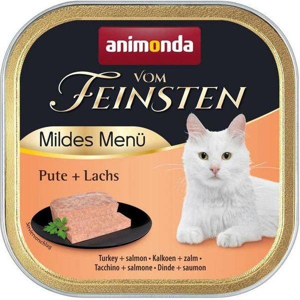 Animonda Vom Feinsten Adult Menù Delicato Tacchino & Salmone 100Gx32-image
