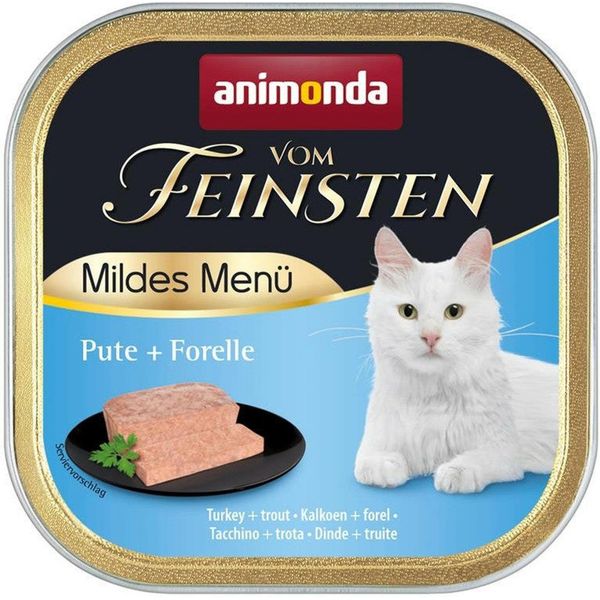 Animonda Vom Feinsten Adult Menu Doux Dinde & Truite 100Gx32-image