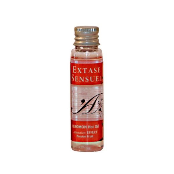 Extase Sensual - Olio Da Massaggio Effetto Calore Con Feromoni Del Frutto Della Passione Viaggio 35 Ml-image