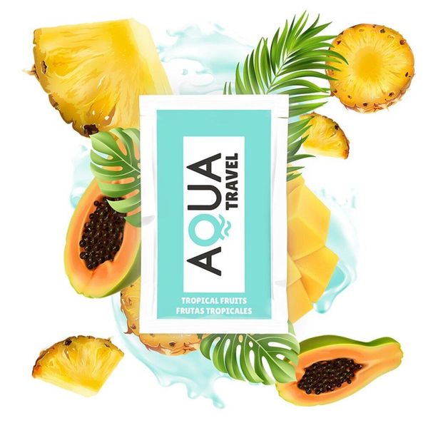 Aqua Travel Lubrificante A Base D'acqua Al Gusto Di Frutta Tropicale 6 Ml-image