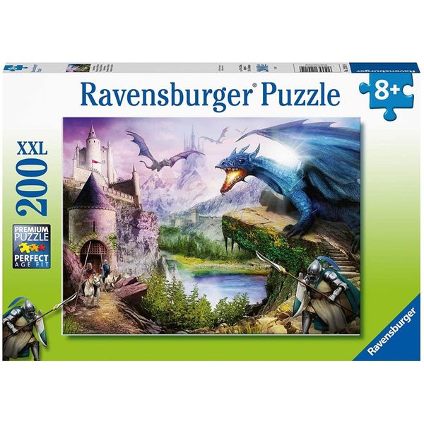Puzzle Ravensburger - Castello E Drago, 200 Pezzi Xxl-image