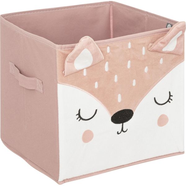 Scatola Per Bambini "Biche"" - Cartone - Rosa - 29X29 Cm - Atmosphera CréAteur D'intéRieur"-image