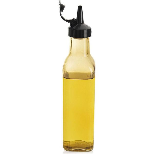 Orion Bottiglia In Vetro Dispenser Olio Bottiglia Olio D'oliva Bottiglia Aceto Con Dispenser 265 Ml-image