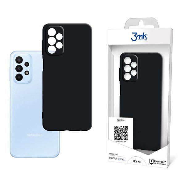 3Mk Custodia Opaca Per Samsung Galaxy A23 - Nero KP20278-image