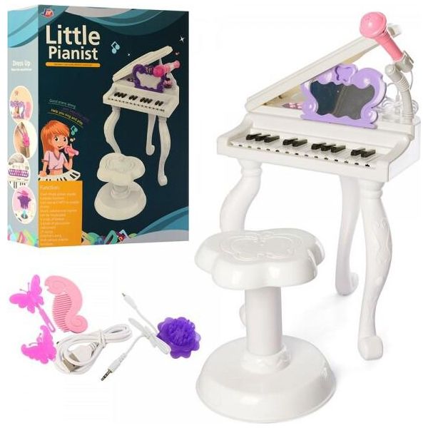 Suonare Il Pianoforte, Suonare Il Pianoforte Per Bambini, Organi, Giocattoli Con Microfono J93-01-image
