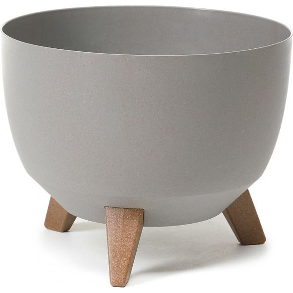 Lamela Spolka Z Organiczona Odpowiedź. MíSa Roma - šEdá Eco Ø 40 Cm 25 Cm-image