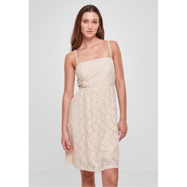 DáMské šAty Urban Classics Ladies Laces Dress Softseagrass - M-image