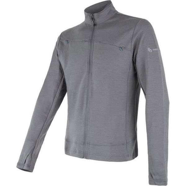 Felpa Sensor Merino Upper Celozip Uomo Grigio Taglia S 18200035-00-image