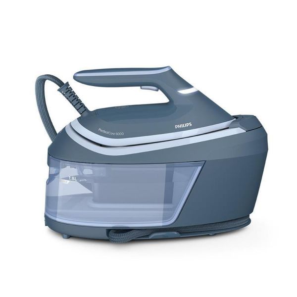 Philips Serie 6000 PSG6042/20 Stazione Da Stiro A Vapore 2400 W 1,8 L Steamglide Advanced Blu-image
