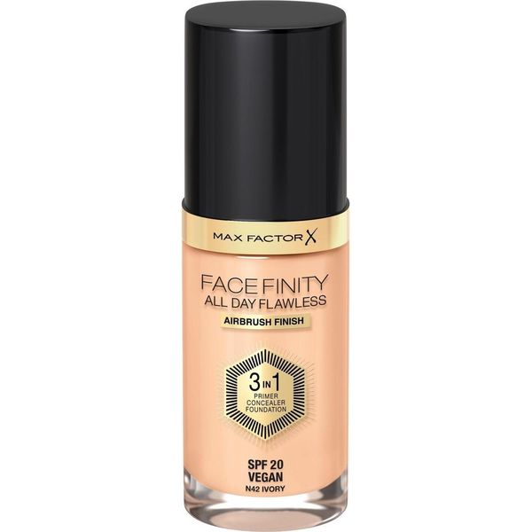 Max Factor Face Finity All Day Flawless 3In1 Foundation Spf 20 (N42 Ivory) 30 Ml-image