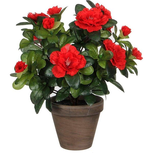 Pianta Decorativa Decorazioni In Mica 10,5 X 21,5 X 15 Cm Azalea-image