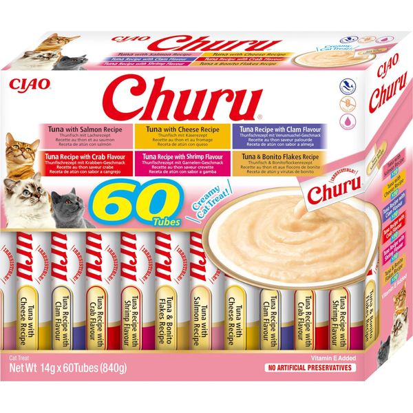 Churu Cat Box Varietà Di Tonno 60X40G-image