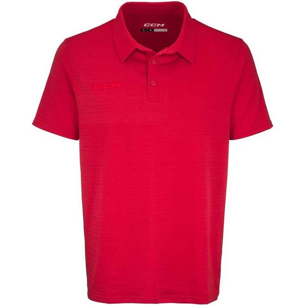 Ccm Fitted Team Polo Senior, Taglia:M, Colore:Rosso-image