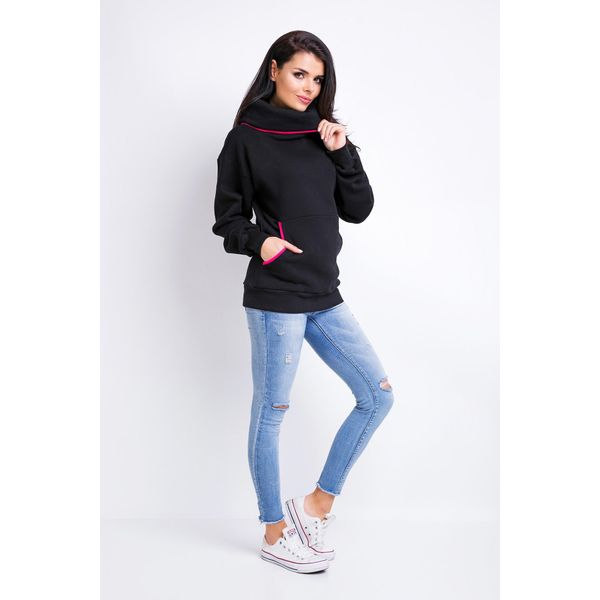 Awama Felpa Con Cappuccio Da Donna Eiloyde A160 Nero S/M-image