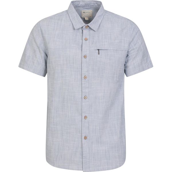 Mountain Warehouse - Camicia "Coconut"" Da Uomo A Maniche Corte MW645 (M) (Blu)"-image