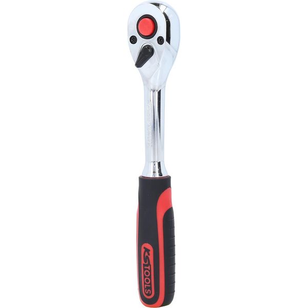 Ks Tools 3/8" Chromeplus Cricchetto Reversibile, 72 Denti, Impugnatura In Plastica"-image