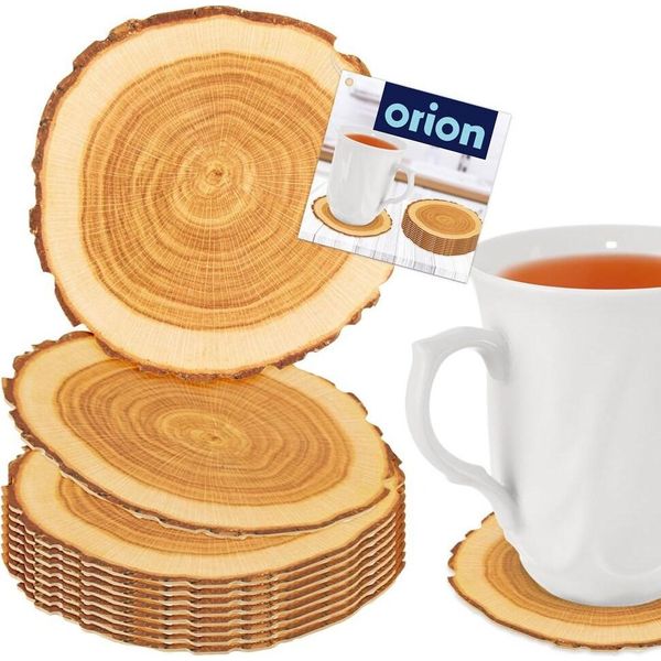 Orion Tazza Sottobicchiere Sottobicchiere In Legno Sottobicchiere Tappetino 10 Cm 10 Pz.-image