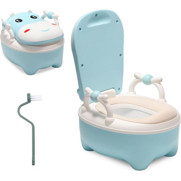 Jopassy Premium Vasino Blu Per Neonati E Bambini Robusto Vasino Per Bambini Con Funzione Antiscivolo Vasino Per Bambini Vasino Per L'addestramento Al Consumo-image