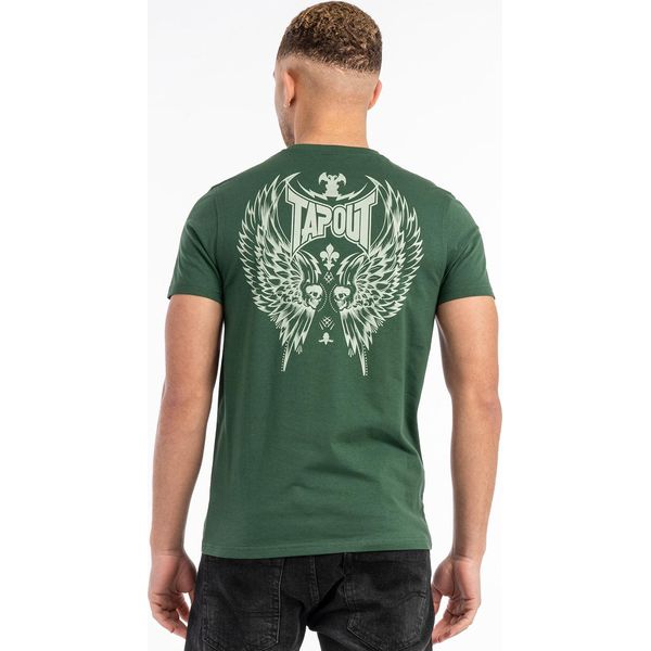 Maglietta Herren Normale Passform Mask Tee Verde/Verde L Tapout-image