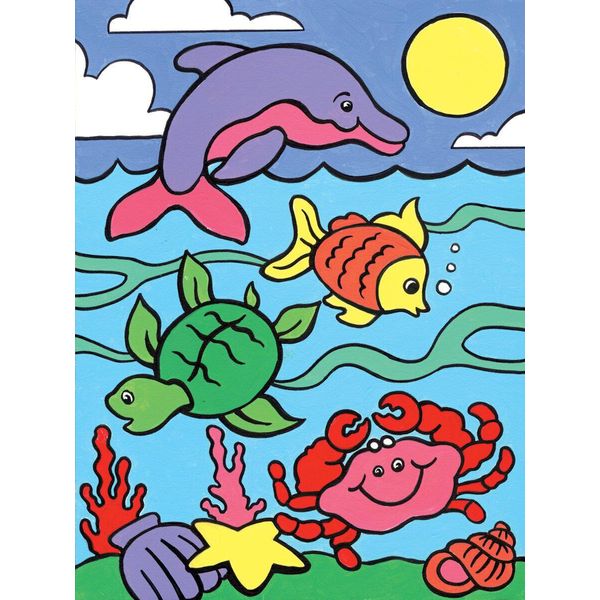 Royal & Langnickel Pittura Per Numeri Creature Marine-image