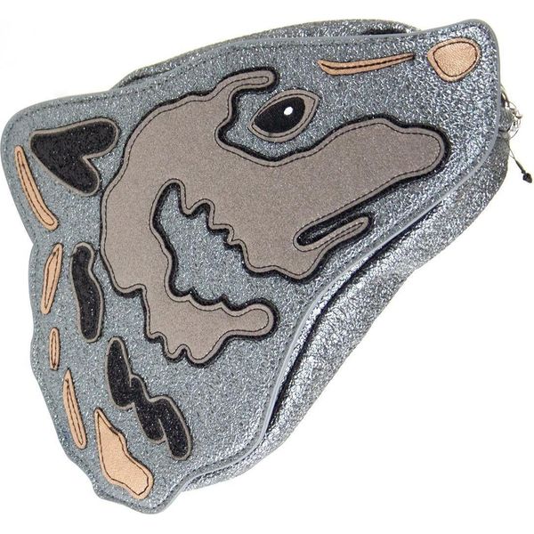 Danielle Nicole - Borsa A Tracolla "Hufflepuff"", ""Harry Potter"" NS5784 (Taglia Unica) (Argento/Grigio)"-image