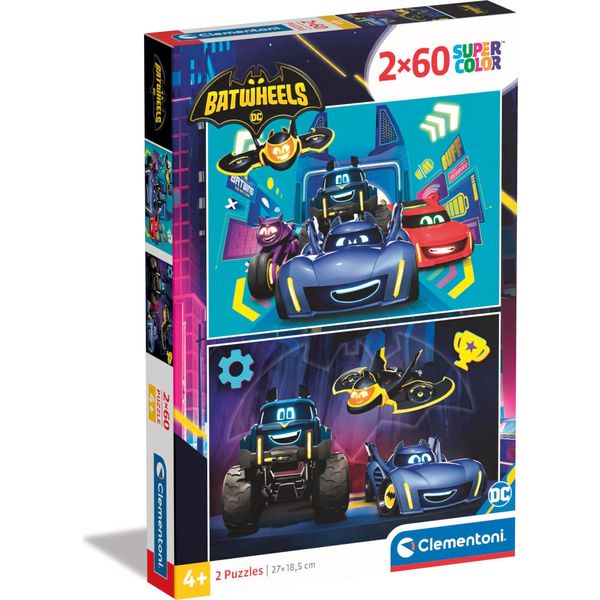 Puzzle Cle 2X60 Superkolor Batwheels 24812-image