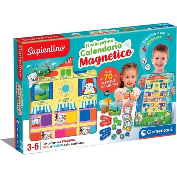 Clementoni Montessori Il Mio Primo Calendario Magnetico-image