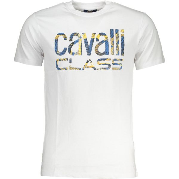 Cavalli Class Maglietta Bianca Con Logo E Stampa : Taglia - Xl Taglia: Xl-image