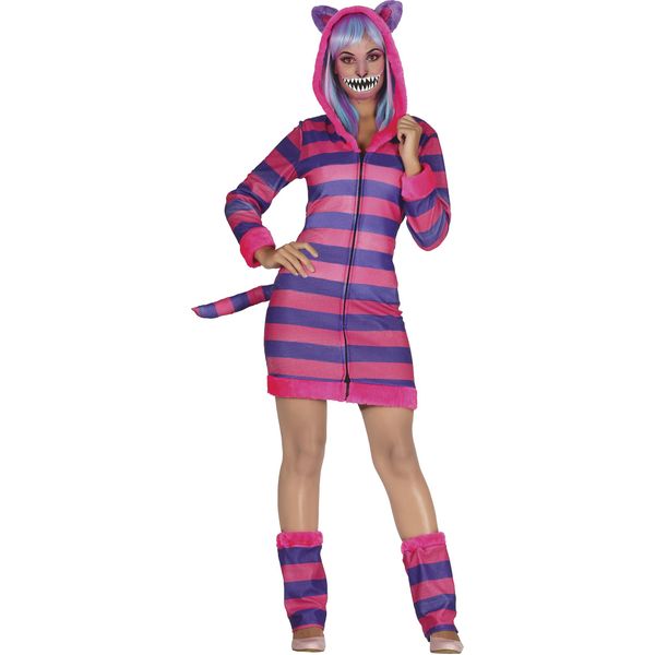 Guirca Costume Da Donna Gatto A Righe Xl Xl-image