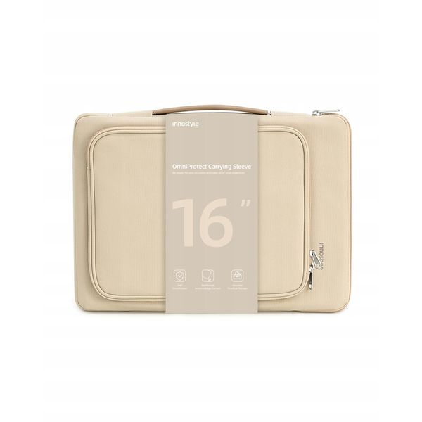Innostyle 16" Borsa Per Laptop Custodia Impermeabile Omniprotect Beige"-image