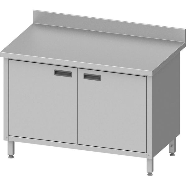 Armadio Da Lavoro Eco Con Ante A Battente 800X600X850 Mm, Con Alzatina-image
