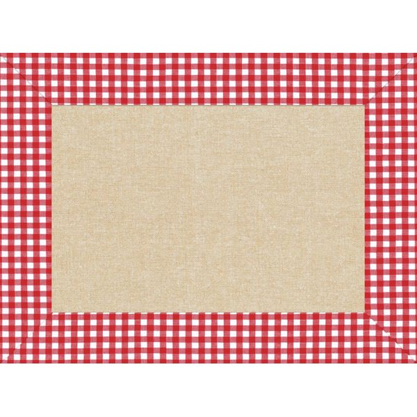 Pronappe 334284I 400 Pronappe Platzsets Leinen Vichy Mehrfarbig 30,0 X 40,0 Cm-image