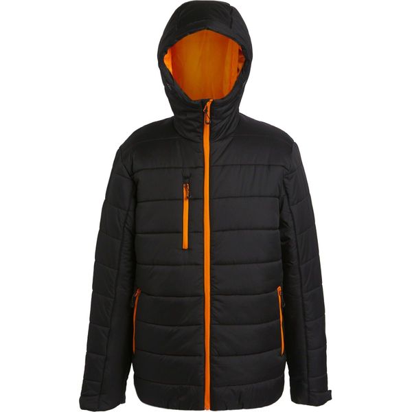 Regatta Professional - Giacca Trapuntata Da Uomo RG9401 (M) (Nero/Arancione Pop)-image