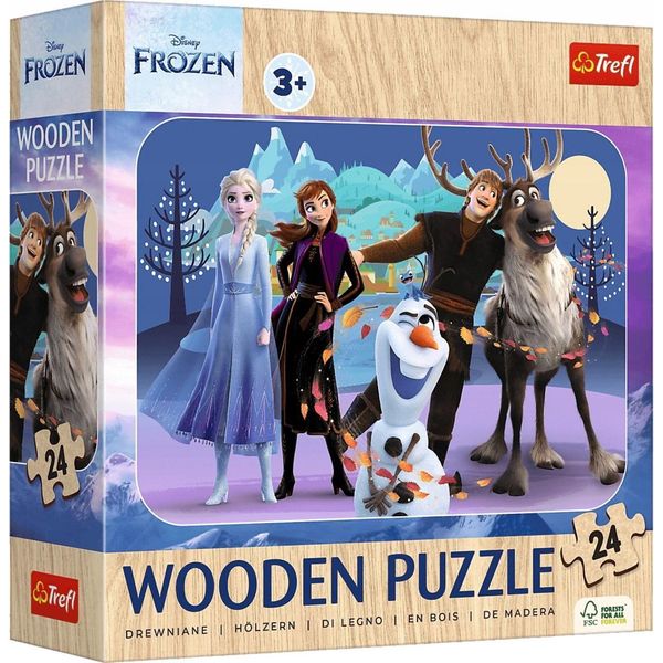 Puzzle In Legno Trefl Regno Di Ghiaccio: Il Regno Fantastico 24 Pezzi-image