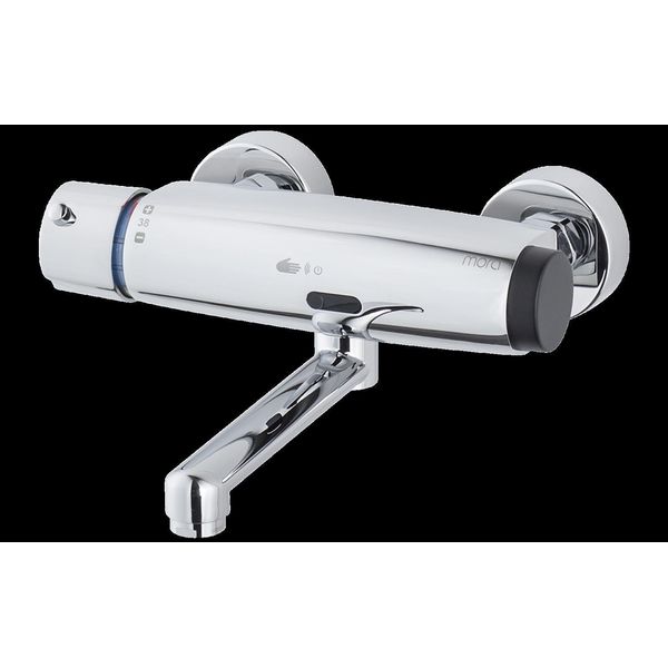 Mora Tronic Wms, Clinic Waschtischarmatur, Wandthermostat Batteriebetrieb-image
