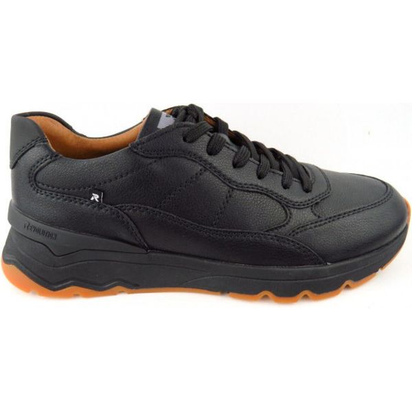 Rieker Scarpe Da Uomo Sportive Stringate Nere Per Il Tempo Libero, Numero Di Scarpe: 45 Eu-image