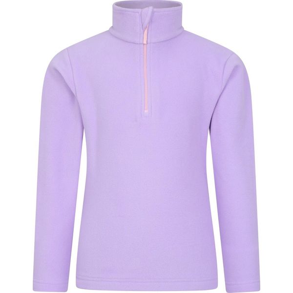 Mountain Warehouse - Giacca In Pile "Camber Ii"" Con Mezza Zip Per Bambini MW3237 (98) (Lilla)"-image