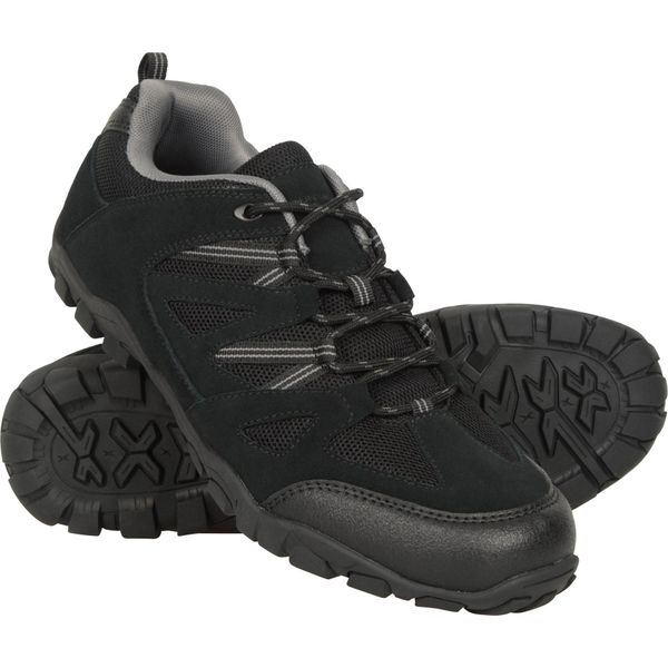 Mountain Warehouse - Scarpe Da Passeggio Per Bambini "Outdoor Iii"", Wildleder MW3311 (45,5 Eu) (Schwarz)"-image