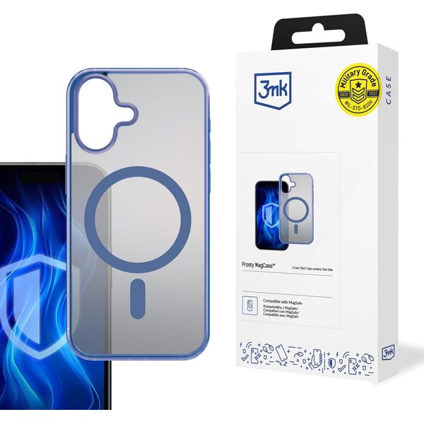 Apple Iphone 16 - 3Mk Frosty Magcase Blu-image
