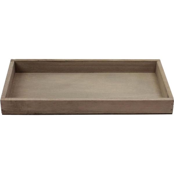 Vassoio Da Portata In Legno Rettangolare Marrone 40 X 16 Cm Come Vassoio Decorativo-image