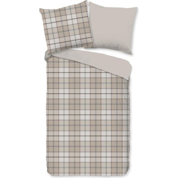Set Di Biancheria Da Letto In Flanella Good Morning Bernardus Colore Sabbia Dimensioni 135X200+80X80-image