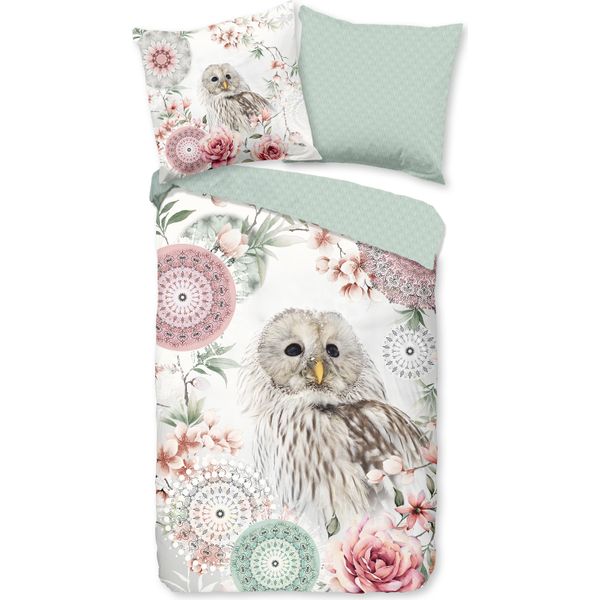 Hip Set Di Biancheria Da Letto In Flanella Omaira Colore Bianco Dimensioni 135X200+80X80-image