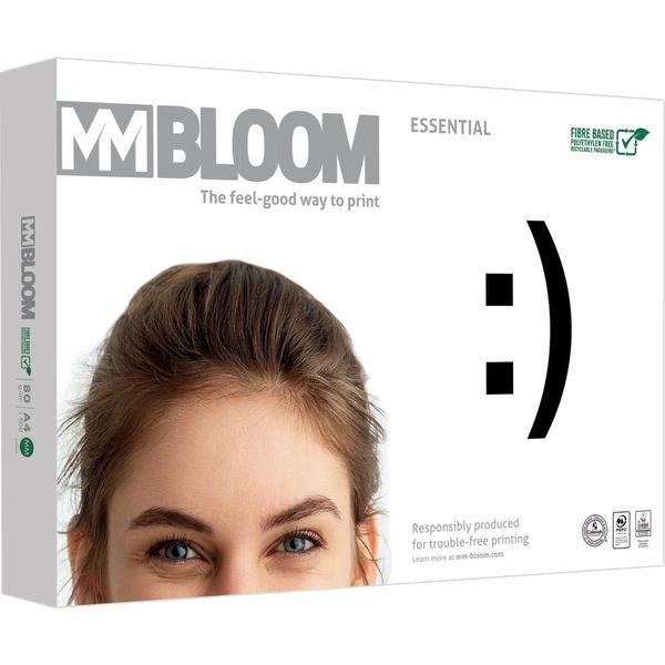 Mm Bloom Carta Per Fotocopie Essential 9958A80S A4 80G 500 Fogli-image