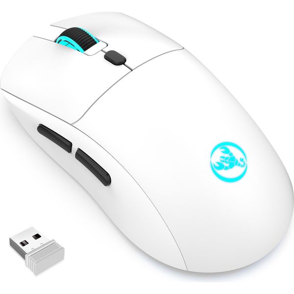 Inf Mouse Wireless - Ricaricabile 2.4G Bianco-image
