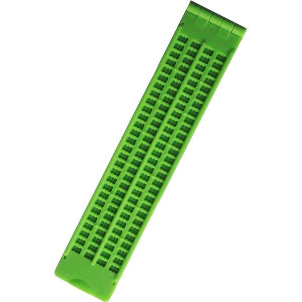 Lavagnetta Braille, Kit Di Scrittura Braille, Strumento Di Apprendimento Braille, Stilo Braille Per Esercitarsi, Carta Braille, Lavagnetta Braille In Plastica-image