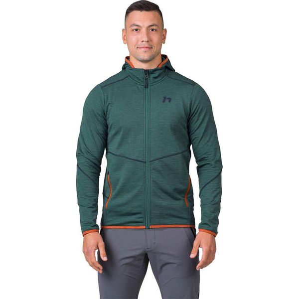 Hannah Damar Felpa Con Cappuccio E Zip Integrale Verde L Uomo Verde L-image